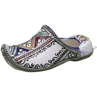 Moroccan Babouche Wall Hanging For Sale