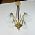 1930s French Art Deco Milk Glass Chandelier For Sale - Image 10 of 12