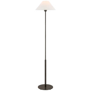 J. Randall Powers by Visual Comfort Signature Hackney Cordless Floor Lamp in Bronze with Linen Shade
