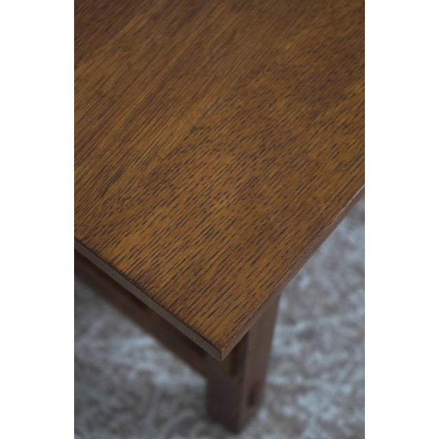 Stickley Mission Oak Coffee Table Arts & Crafts For Sale In Philadelphia - Image 6 of 13