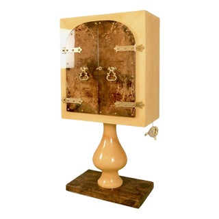 Vintage Bar Cabinet by Aldo Tura, 1950 For Sale