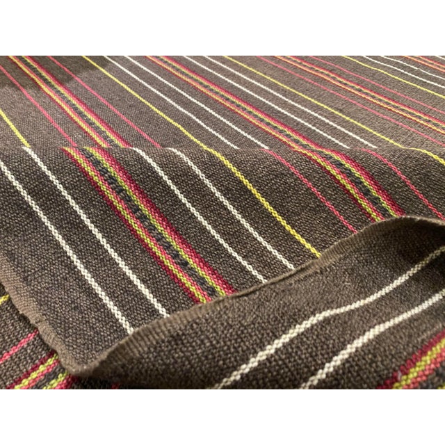 Osborne & Little's "Tabriz Bukhara" Woven Stripe Fabric - 4 Yards For Sale In West Palm - Image 6 of 7