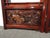 Brown Antique Japanese Shibayama Style Two Panel Folding Screen Intricate Carved Doors For Sale - Image 8 of 18