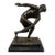 Bronze Discobolus Sculpture on Marble Base For Sale