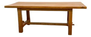 Vintage Elm Farm Table, 1950s