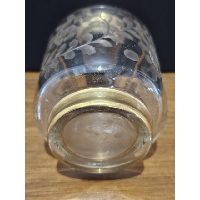 Baccarat French Crystal Bottle from Baccarat, 1890s For Sale - Image 4 of 9