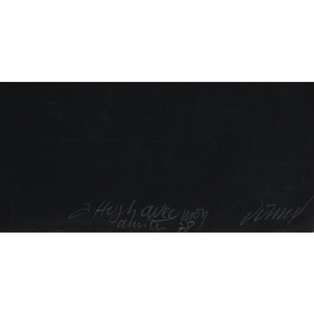 Artist: Bertrand Dorny, French (1931 - ) Title: Untitled Year: 1978 Medium: Spray Paint with Charcoal and Conte Crayon on...