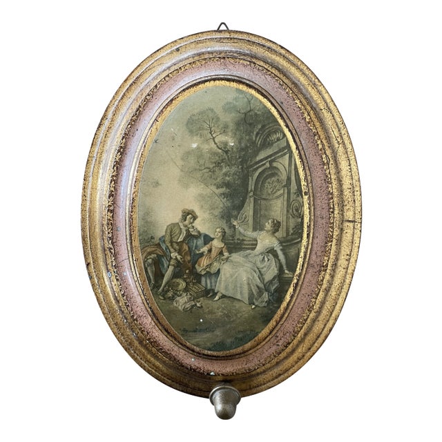 Vintage Italian Florentine Plaque For Sale