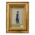 Antique 19th C Chinese Folk Art Pith Painting Female Figure Court Lady Oriental Decor For Sale