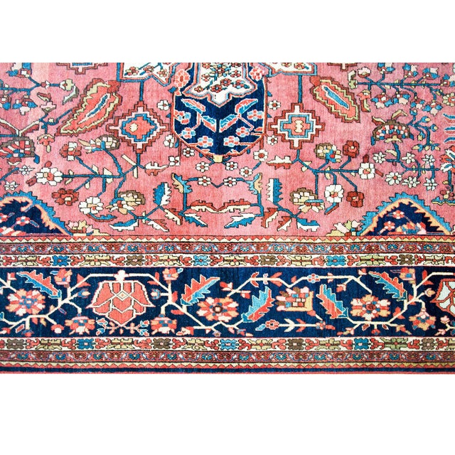 Textile Early 20th Century Persian Sarouk Farahan Rug For Sale - Image 7 of 13