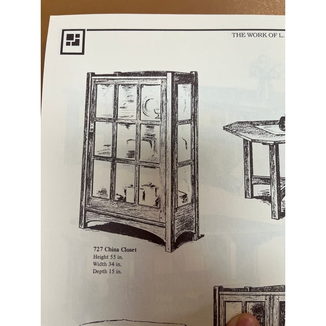 L. & J. G. Stickley Antique Mission Oak Arts and Crafts Bookcase Cabinet, Circa 1910 For Sale - Image 13 of 14