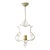 1950s White Painted Metal Pendant For Sale