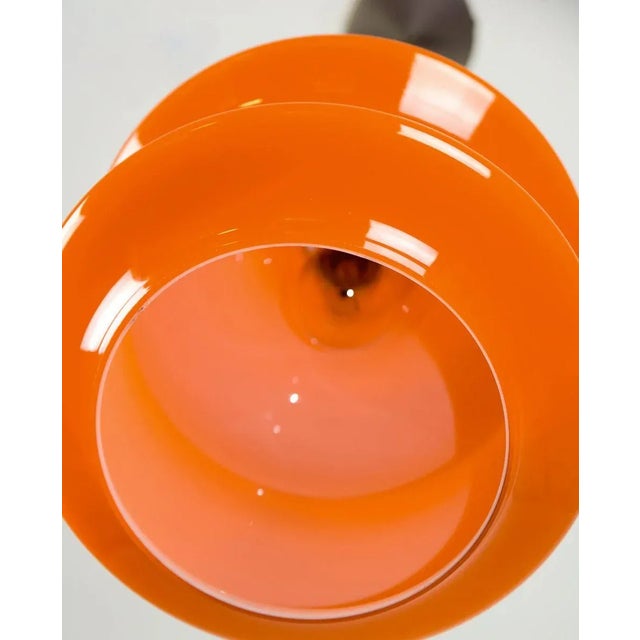 Mid-Century Orange Glass Pendant Lamp, 1970s For Sale - Image 12 of 18