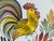 Late 20th Century Vintage Hb Quimper Hand Painted Rooster Plate | French Faience Coq, Brittany Pottery For Sale - Image 5 of 9