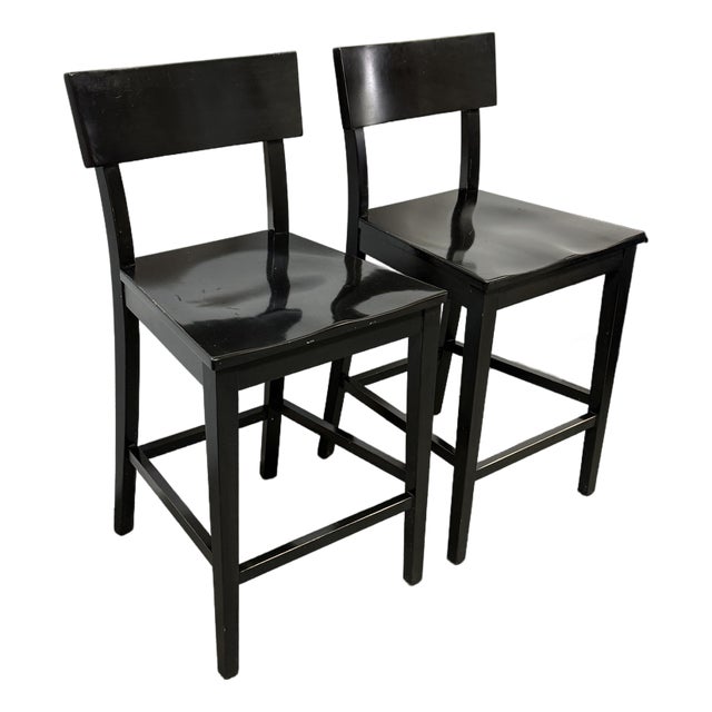 Room & Board Doyle Counter Stools, Pair For Sale