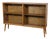 Mid-Century Modern Oak Display Cabinet with Sliding Glass Doors, 1970s For Sale