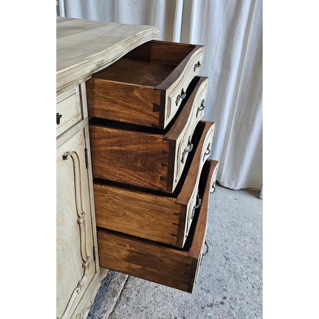 Vintage, French Provincial Sideboard/ Credenza, Triple Dresser For Sale - Image 10 of 18