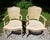 Late 20th Century Vintage Pair Harris Marcus Italian Double Cane Arm Chairs Carved Accent Chairs For Sale - Image 5 of 18
