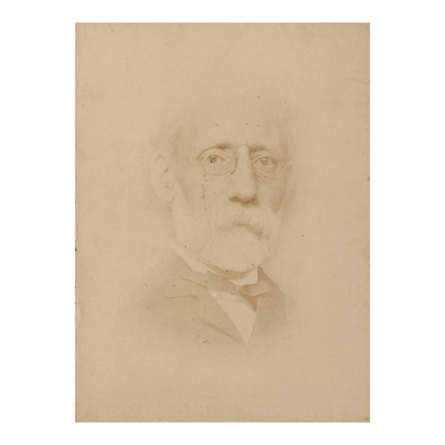 Portrait of the Paint Carlo Ferrari, Vintage Photo, 1870 For Sale