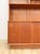 Mid 20th Century MCM Teak 2 Piece China Cabinet Sliding Doors Shelves Vintage Buffet Storage For Sale - Image 5 of 17