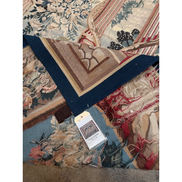 Vintage 2000 Classical Garden Tapestry For Sale - Image 9 of 9