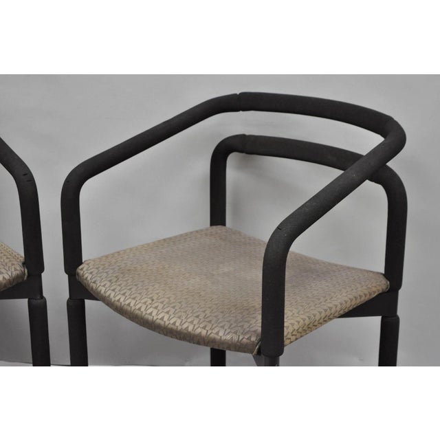 Late 20th Century Postmodern "Rubber Chairs" by Brian Kane for Metropolitan Furniture (B) - A Pair For Sale - Image 14 of 18