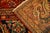 Red 1890s Antique Warm Red Ground Floral Knotted Wool Persian Sultanabad Carpet Rug For Sale - Image 8 of 8