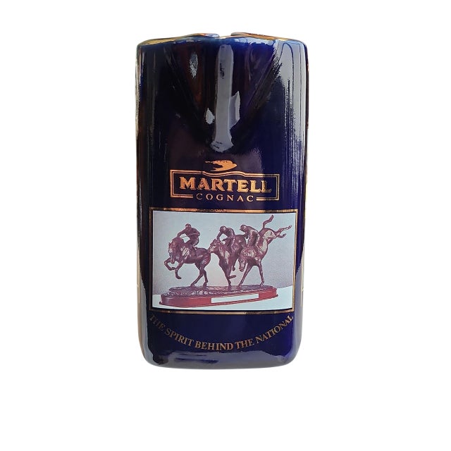 Rare find for USA, Martell Cognac limited edition, number 776 of 6000, 1998 Grand National winner Earth Summit...