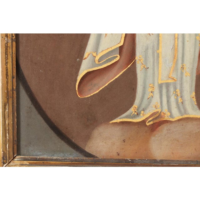 White Our Lady of Mercy, Oil on Canvas, 19th Century For Sale - Image 8 of 16