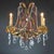 Antique Chandelier with Red Crystals For Sale - Image 6 of 15