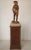 Wood Carved Female Nude with Stand For Sale - Image 16 of 17