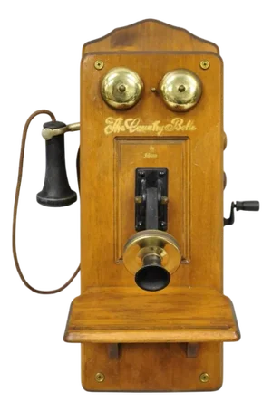 Vintage "The Country Belle" Tube Radio Faux Wall Mounted Telephone by Guild