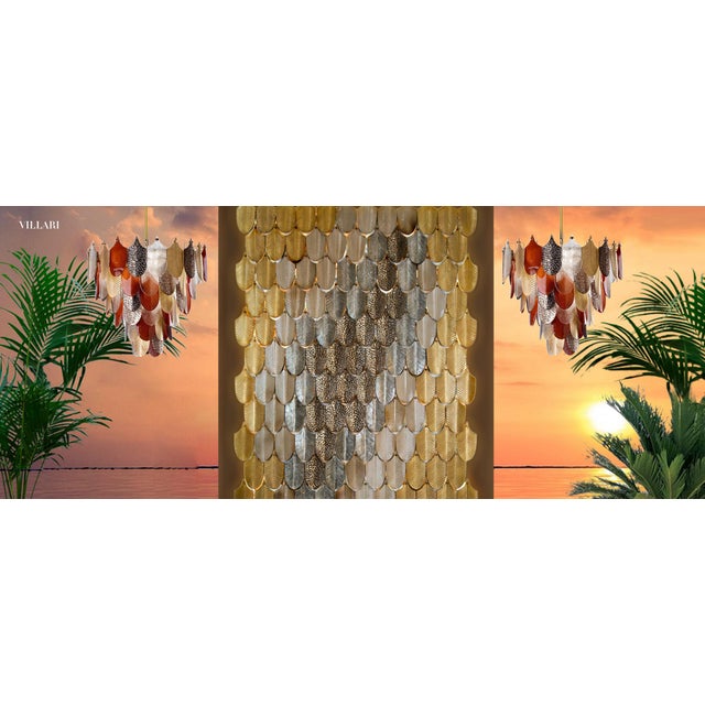 Art Deco Peacock Sconce With Led Light For Sale - Image 3 of 4