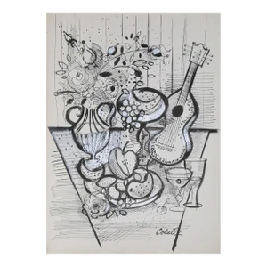 Still Life With Mandolin, Charles Cobelle
