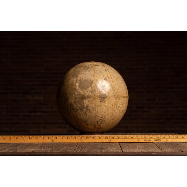 c. 1960s/1970s; Rand McNally & Company - Chicago, IL Detailed 12-inch lunar globe depicting the surface of Earth's moon...