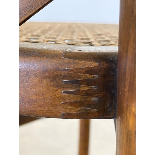 Chairs in Beech Wood and Vienna Straw, 1960s, Set of 4 For Sale - Image 15 of 18