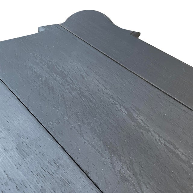 Victorian Early 1900s Dining/Console Table With Hand-Carved Details For Sale - Image 3 of 8