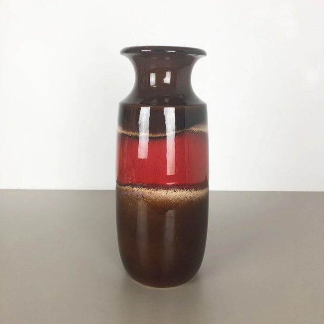 Fat lava art vase extra large version Model: 239-41 Producer: Scheurich, Germany Decade: 1970s This original vintage vase...