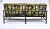 1950s Superb 1950's Rattan, Cane and Brass Sofa by John Wisner for Ficks Reed For Sale - Image 5 of 11