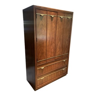 1960s Bassett Mid-Century Armoire For Sale