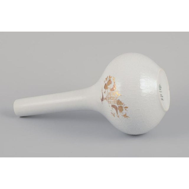 Ceramic Narrow-Necked Vase in Porcelain by Bjørn Wiinblad for Rosenthal, 1980s For Sale - Image 7 of 9