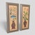 Vintage Handcrafted Folk Art Botanical Floral Framed Wall Panels- A Pair For Sale In Charlotte - Image 6 of 12