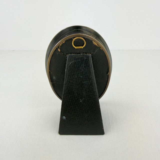 Early 20th Century Antique Silver Guilloche Enamel Picture Frame - Makers Mark Jq For Sale - Image 5 of 10