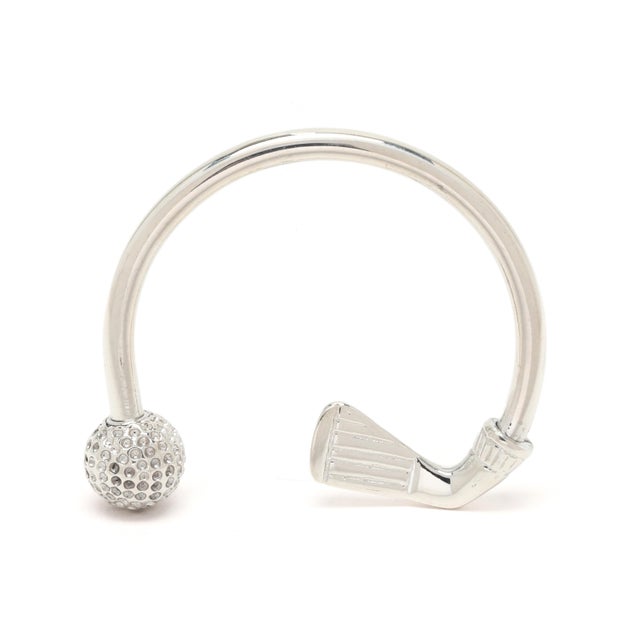 Tiffany and Co. Tiffany & Co Golf Theme Key Chain, Sterling Silver, Length 1.5 In For Sale - Image 4 of 5