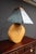 Mid 20th Century Mid Century Modern Oversized Live Edge Wood Table Lamp With Patinated Copper Shade For Sale - Image 9 of 12