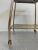 1970s Vintage Gold Colored Cart on Wheels For Sale In Seattle - Image 6 of 8