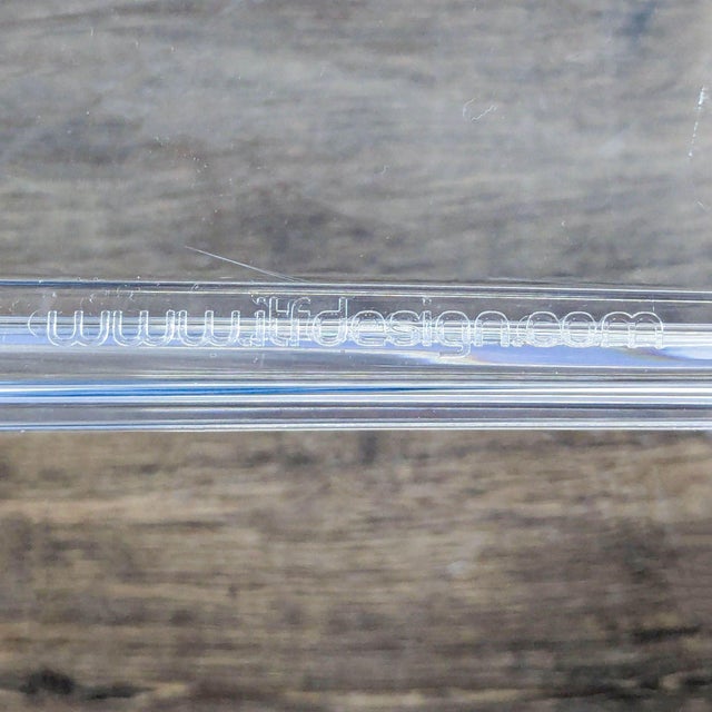 Plastic Cb2 Bolla Clear Acrylic Dining Chair For Sale - Image 7 of 8