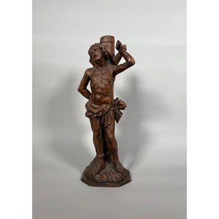 Sculpture, The Martyrdom of Saint Sebastian, 17th century - 60 cm - Wood For Sale