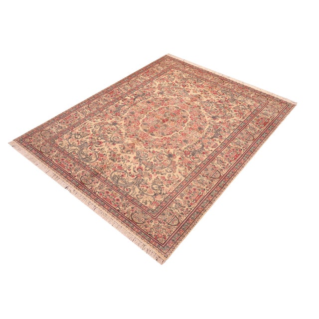Designed with mesmerizing intricacy and gorgeous color palette, this hand-knotted masterpiece demonstrates the beauty and...