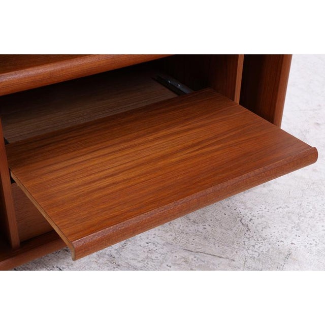Vintage Teak Record Cabinet, 1970s For Sale - Image 11 of 16